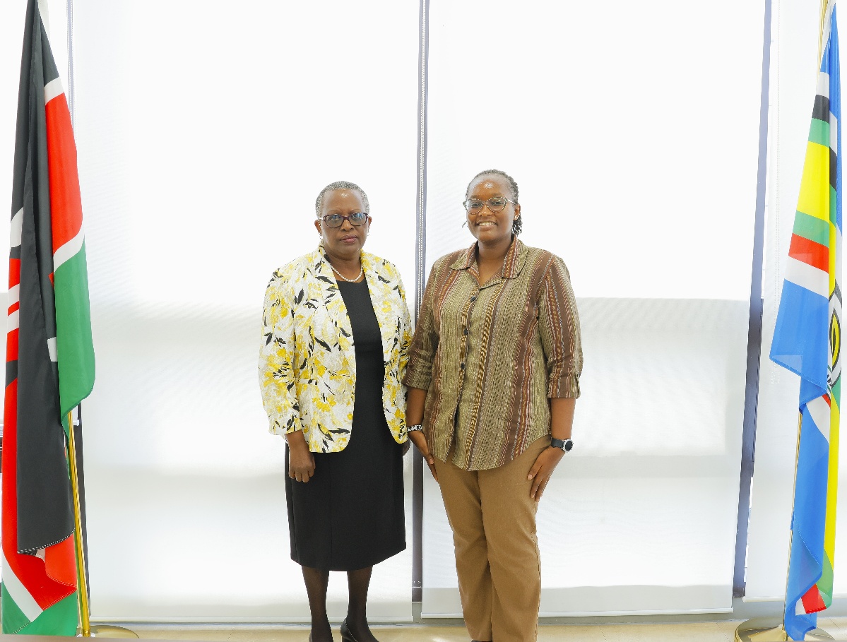 Professor J. W. Khamasi and Doctor Juliet Wamugi at Kenya-AIST